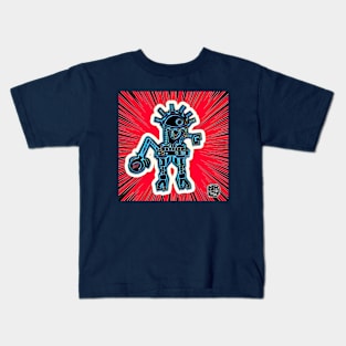 Spikey Eye Bot Mark 1 Kids T-Shirt